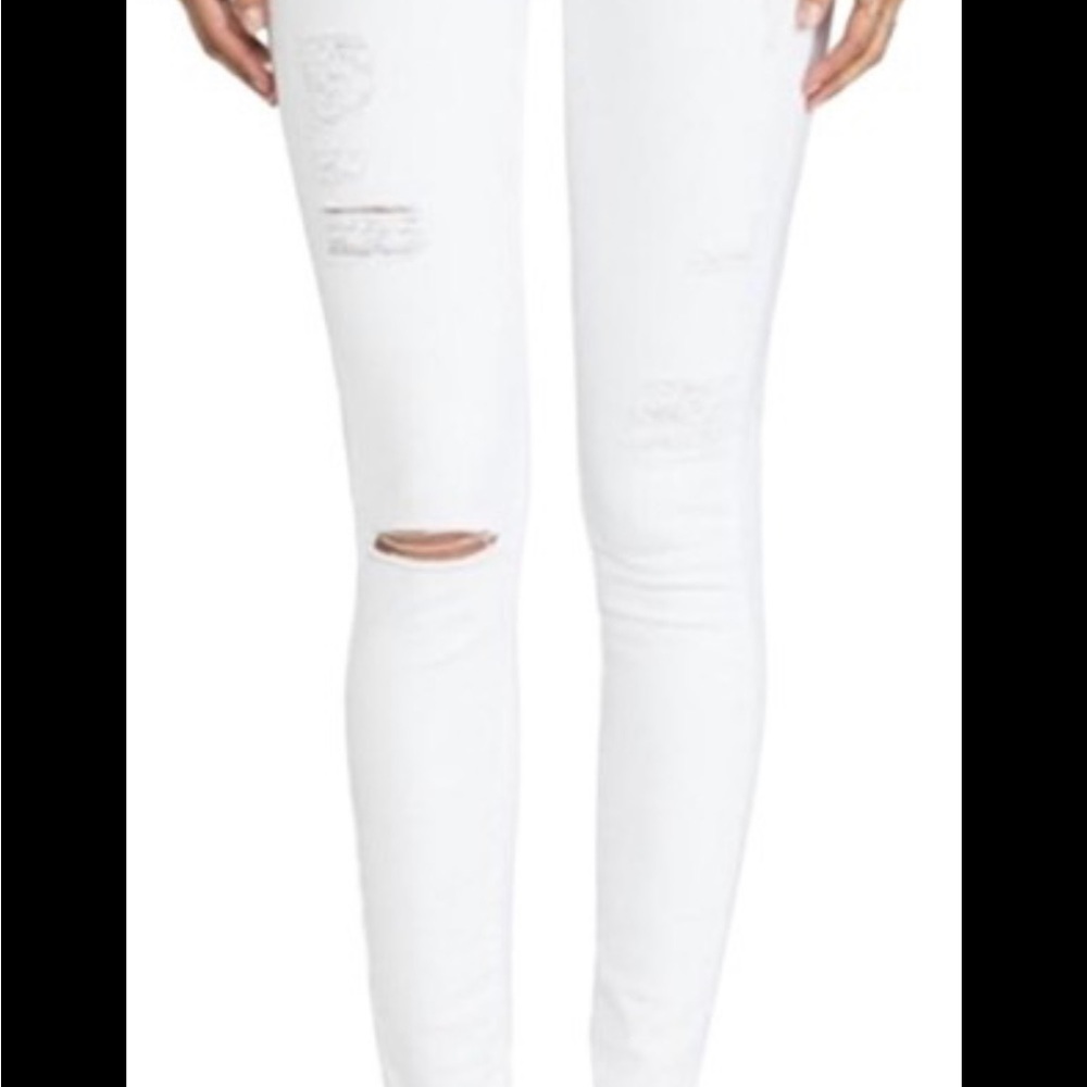 Paige Skinny White Jeans size 26
